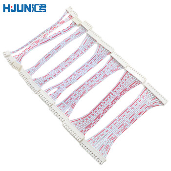 Huijun xh2.54 terminal cable red and white cable connecting cable single head double head 2p3p4p5p6p7p8p9p10p12p double head 30cm 4pin10