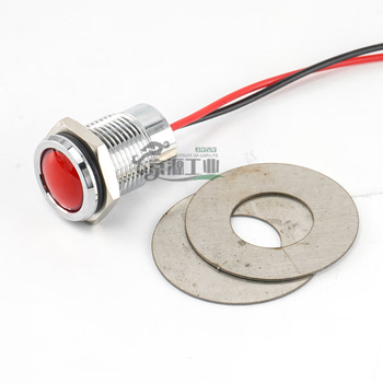 Wanda store special metal indicator light 14mm red 24v distribution box switching power supply store closing indicator light 14mm-red-24v (switching power supply not included