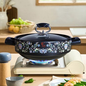 Kitchen hundred years old pure ceramic health-preserving dry pot