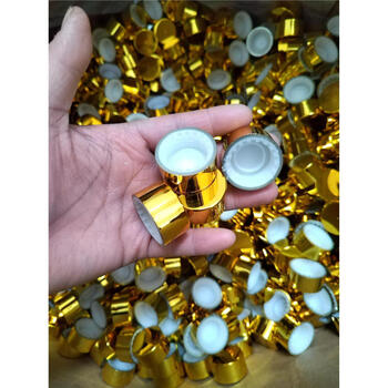 Shantou lincun is equipped with 2024 new universal wine bottle caps, universal golden screw caps, white wine bottle replacement spare caps, 50 caps, zhenbahong, dingzhenfifteen suitable