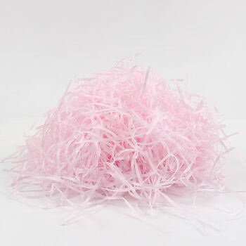 Raffia filling gift box paper wadding raffia gift box shredded paper silk gift decoration gift box gift box packaging light pink