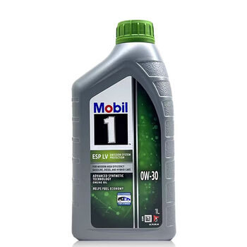European version of mobil 1 super gold esp lv0w30 fully synthetic motor oil additive a5b5 volkswagen benz bmw 1l mobil 1 esp lv 0w-30 european version 1l