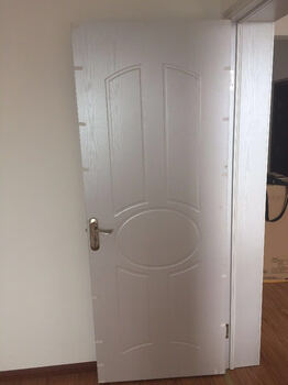 Customized hefei paint-free door customized bedroom door measurement economic door rental door office door simple style modern minimalist single package cover