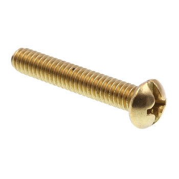 Prime-line machine screws round head slotted/cross combination