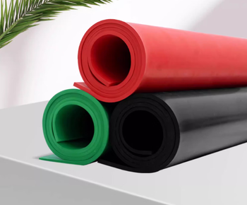 Yadi insulating rubber mat electric room floor mat anti-slip gasket rubber sheet red flat 5mm 1 meter * 10 meters withstand voltage 10kv