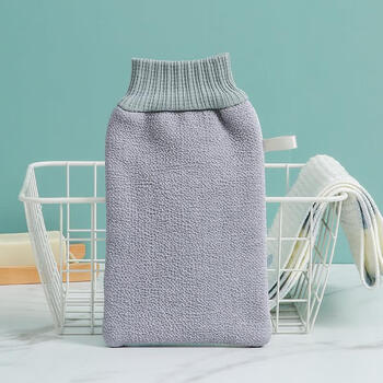 Shantou lincun germany 2025 northeastern old-fashioned bath towel thick and powerful rub mud and ash men's special bath towel rub bath artifact hand nordic gray thick and fine double sand + mud in seconds
