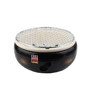 Eternal charcoal stove barbecue stove charcoal charcoal stove charcoal fire grill japanese barbecue stove home black model 20cm 1-2 people