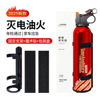 Zheng'an vehicle-mounted fire extinguisher, water-based, private car, small portable car, home car, sedan fire-fighting equipment 620ml water-based 2025 new model *1 set