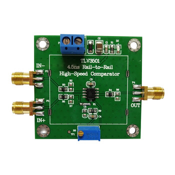Tlv3501 ultra-high-speed voltage comparator module, positive and negative phase comparison, rail-to-rail, sine to square wave