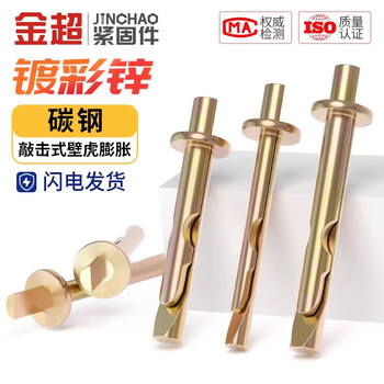 Jinchao percussion gecko expansion screw expansion nail expansion door and window ceiling expansion bolt m6m8 6*60 (20 pieces)