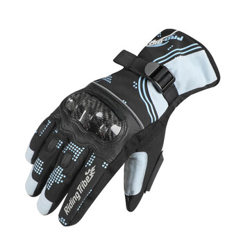 Ridingtribe riding motorcycle gloves are velvet thickened and warm in winter, carbon fiber, touch screen for men and women, anti-slip for riders in all seasons in summer.