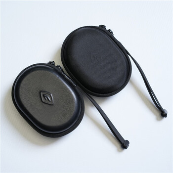 Cool item suitable for sennheiser ie300 ie60 ie80s ie500s ie100pro headphone storage bag case small black bag-leather