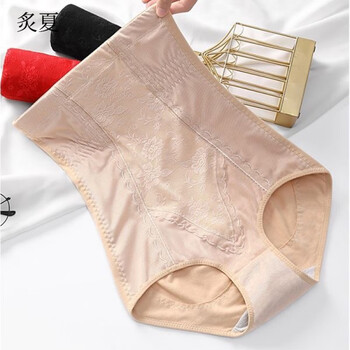Zhixia powerful belly-controlling high-waist underwear women's body-shaping pants corset waist big belly autumn and winter hip-reducing pants skin color one piece high-waisted version 115-135 pounds xl