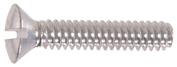 Hillman1134 aluminum round head slotted machine screws 632 x 1/2 in. 40-pack