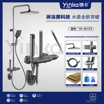 Yinka 81173 gun gray shower set