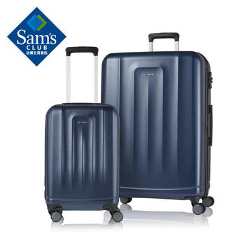 Samsonite trolley suitcase 20+28 inches dark blue 20+28 inches
