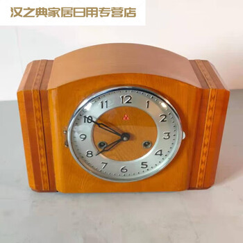 Sanwu brand table clock, nostalgic old objects, antiques and antiques, domestic sanwu brand 555 table clock, mechanical clock, gifts for parents and the elderly