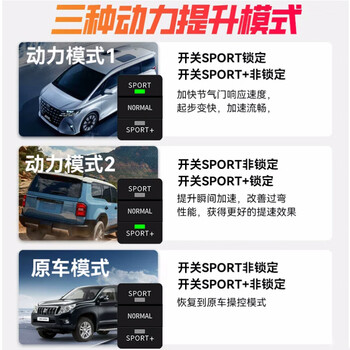 Klovef is suitable for toyota domineering prado senna grivia elfa cruiser power upgrade module upgrade 09-23 prado power upgrade module large switch