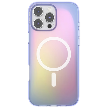 95% new popsockets iphone classic transparent case, bubbles magnetic airbag holder, anti-fall phone case, suitable for apple iphone15 pro sunrise purple