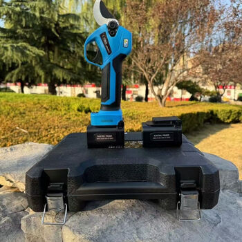 Xmsj customized roppongi 3.2 cm enhanced version electric scissors lithium battery rechargeable fruit tree pruning shears thick branches extra long enhanced version 2 electric shears