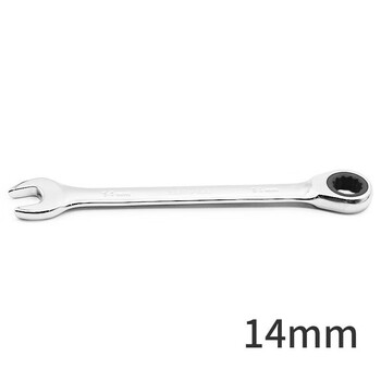 Elecall fixed head ratchet wrench 14mm industrial household open dual-use torx wrench labor-saving et090114