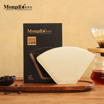 Mongdio coffee filter paper drip american coffee machine filter paper hand-brewed coffee type 102 100 sheets