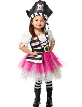 Rubies kids little pirate girls toddler costume dress and hat
