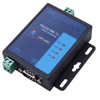 Iot high-power lora wireless data transmission terminal serial port point-to-point communication 8000 meters long-distance transmission usr-lg207