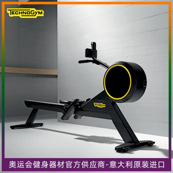 Technogym rowing machine skillrow household wind resistance magnetically controlled foldable full-body aerobic fitness training equipment imported black (delivered to your door for installation within 30 days)