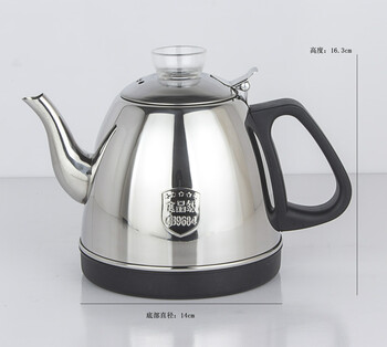 Yueyan xinhao fully automatic water kettle electric kettle 304 food stainless steel accessories universal single pot 600-3 smart 304 flip-free black 600-3 0ml 1 liter