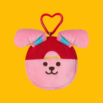 Wiggle wiggle cultural and creative bags mobile phone chain pendant car keychain couple creative birthday gift girl coin purse keychain_naughty rabbit