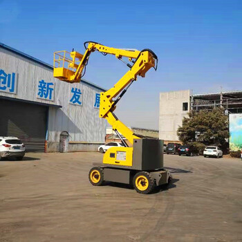 Ji litian customized direct sales fully self-propelled articulating arm lift aerial work vehicle lifting platform maintenance rotating electric climb up to 16 meters prepayment