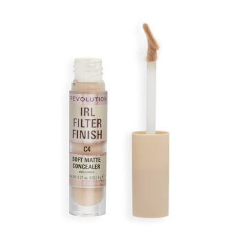 Revolution beauty london makeup revolution full coverage concealer oil-free lasting 16 hours hyaluronic acid c4 light
