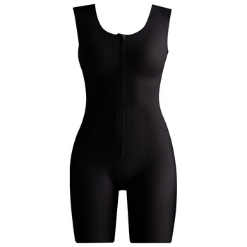 Yalu 2025 new mermaid zipper-breasted double tummy control body shaping one-piece body shaping buttocks body shaping back-off women's black xl