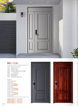 Ji litian class a anti-theft door zinc alloy spot security door room door bedroom door home villa door available for delivery black red starry sky color 2050x860mm