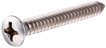 Hillmangroup 823668 stainless steel oval phillips head sheet metal screw #8 x 11/4