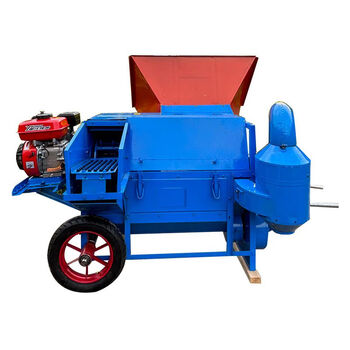 Clcey90 threshing king rapeseed full feeding new rice rapeseed threshing machine harvesting soybeans, sorghum and wheat multi-function 90 threshing machine + hand-operated diesel engine + delivery wheel