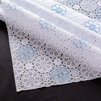 An junsheng pvc tablecloth waterproof, anti-scald and oil-proof, no-wash dining table mat, rectangular plastic rubber coffee table mat, living room tablecloth for home use 008-white blue 138x138cm (suitable for square tables)