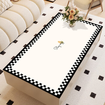 Love the coffee table table mat for a lifetime, odorless pure rubber table mat, waterproof, oil-proof, no-wash, high-end dining table mat, small and comfortable 60*120cm