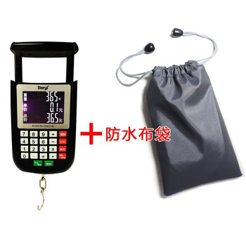 Beryl beryl portable electronic scale with voice automatic pricing high-precision rechargeable mini small portable portable scale bomb 40 voiceless battery model + waterproof 0kg0g