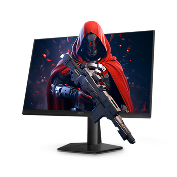 95% new aoc 27-inch 180hz fastips fast lcd 1ms hdr low blue light no flicker mbrsync gaming e-sports computer monitor new ares 27g41e