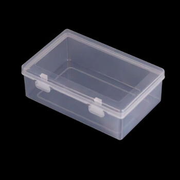 Green forest transparent plastic parts storage box tool sample box 165*106*58