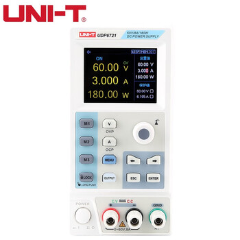 Uni-t adjustable dc regulated power supply 60v20a high-precision portable high-power output notebook mobile phone repair power supply udp6721 60v/8a rated power 180w