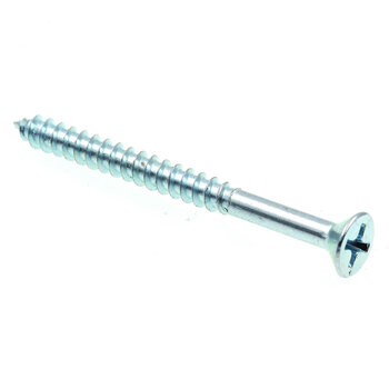 Prime-line wood screws flat phillips head #8 x 2 inch galvanized steel 100-pack