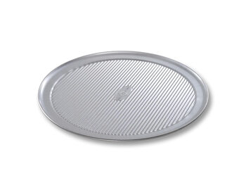 Usa pan 30cm aluminum steel pizza pan, round non-stick baking mold, corrugated thermal design, suitable for oven