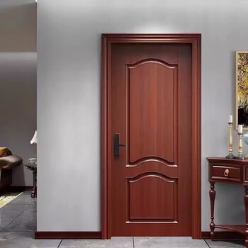 Wen yijia new chinese style wooden door whole house solid wood door walnut wood door interior door paint door bedroom villa door solid wood composite