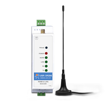 Some internet of things cost-effective wireless data transmission lora dtu relay network transmission rail installation point-to-point usr-dr206-l
