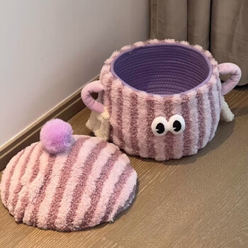 Fan ye's little monster storage basket dopamine home living room sundries snack organizing basket porch cute storage box