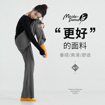 Little jasmine dance pants autumn adult women's loose straight slimming wide-leg pants chinese dance modern dance practice pants dance special body suit
