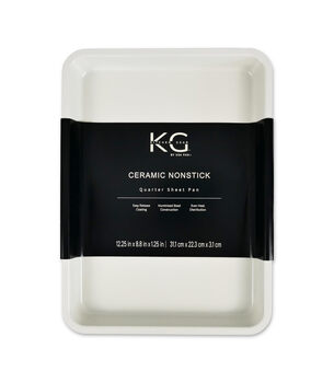 Usa pan ceramic non-stick baking pan 1/4 baking pan, high temperature resistance 550 f, easy to clean